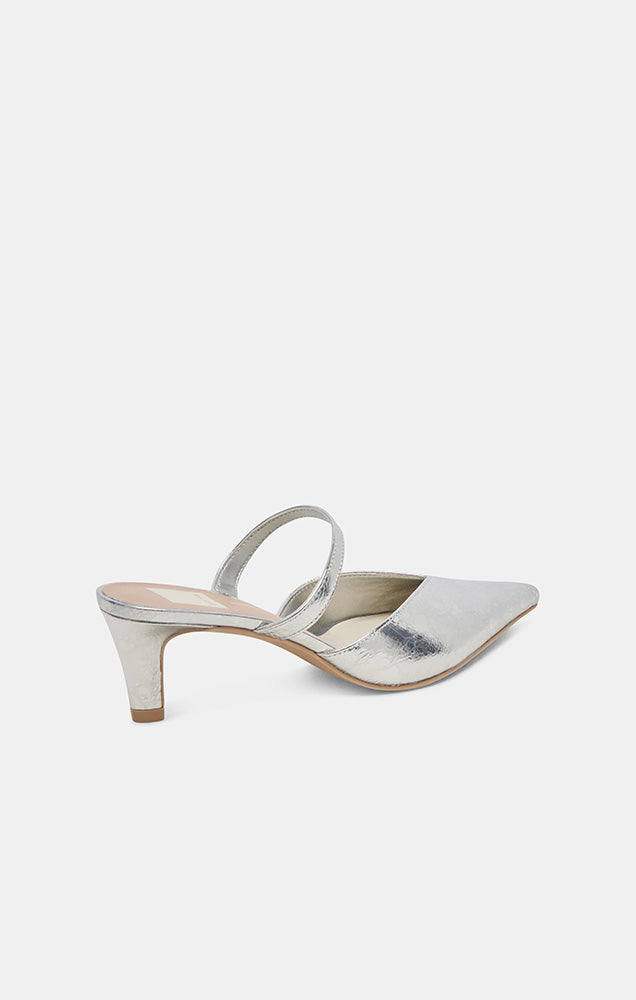 KANIKA MID HEEL IN SILVER
