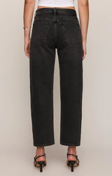 The Off Duty Mid-Rise Bowed Ankle Denim