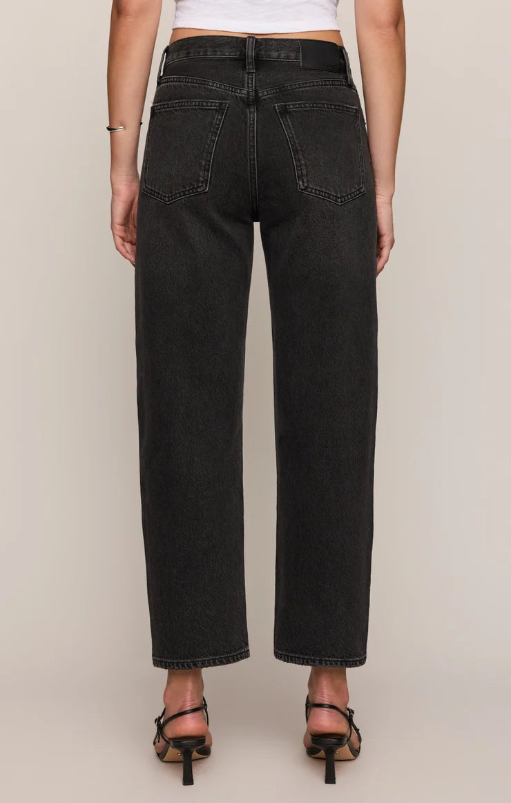 The Off Duty Mid-Rise Bowed Ankle Denim
