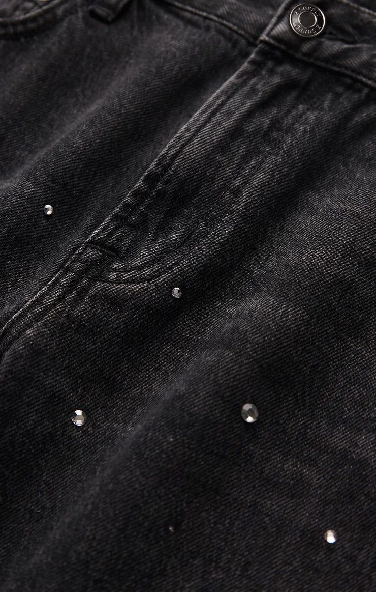 The Off Duty Mid-Rise Bowed Ankle Denim