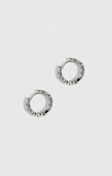 Inside-Out Pavé Huggies