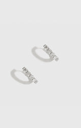 Inside-Out Pavé Huggies