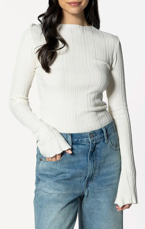 DÈLUC SINES SWEATER IN ECRU