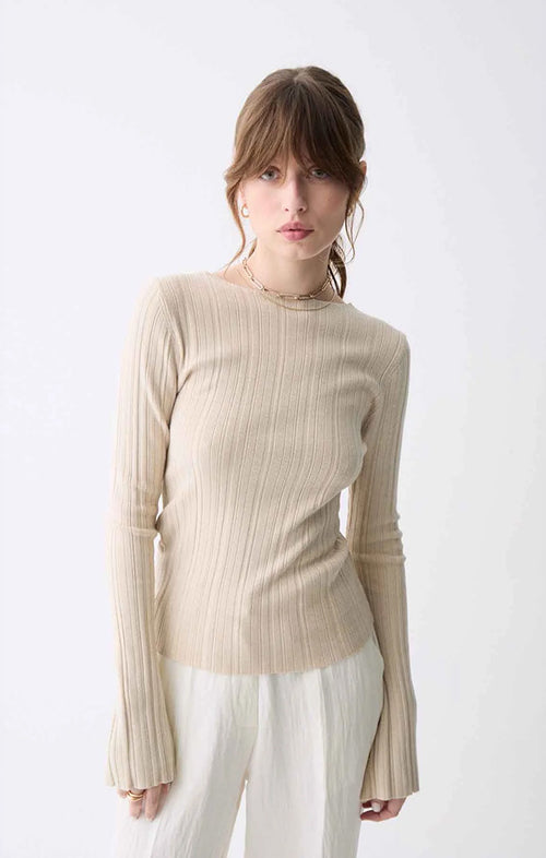 DÈLUC SINES SWEATER IN ECRU
