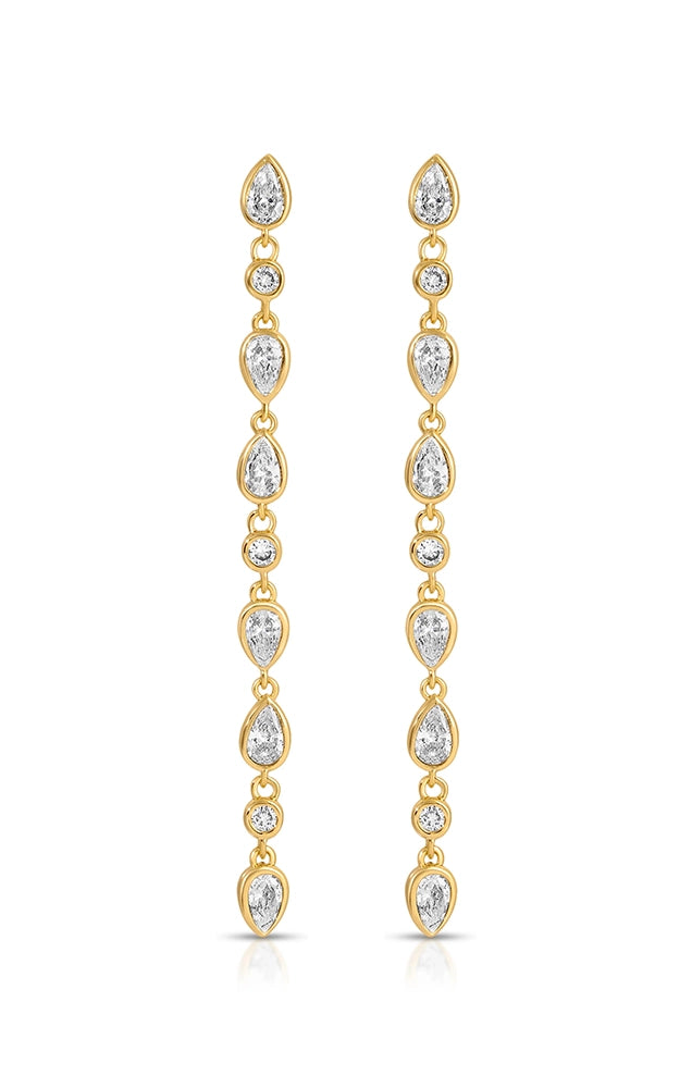 Crystal Rainfall Earrings