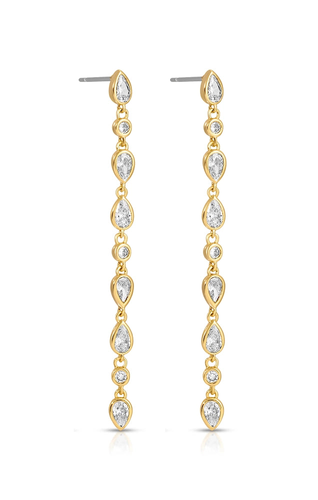 Crystal Rainfall Earrings
