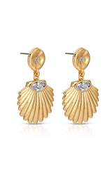 Santorini Shell Drop Earrings
