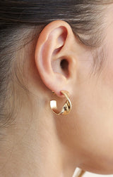 Heirloom Twist Small Hoops