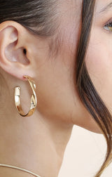Heirloom Twist Medium Hoops