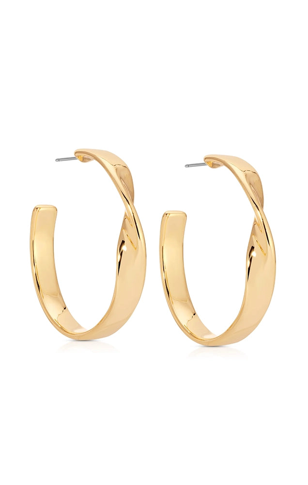 Heirloom Twist Medium Hoops