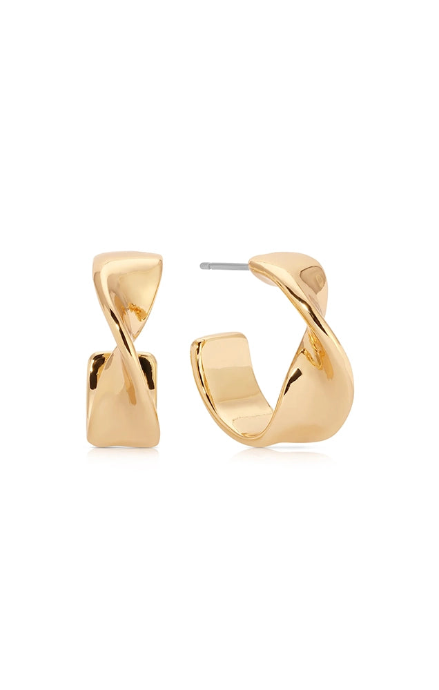 Heirloom Twist Small Hoops