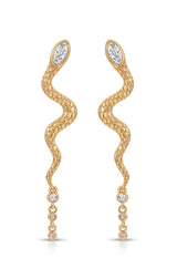 Serpentina Snake Earrings