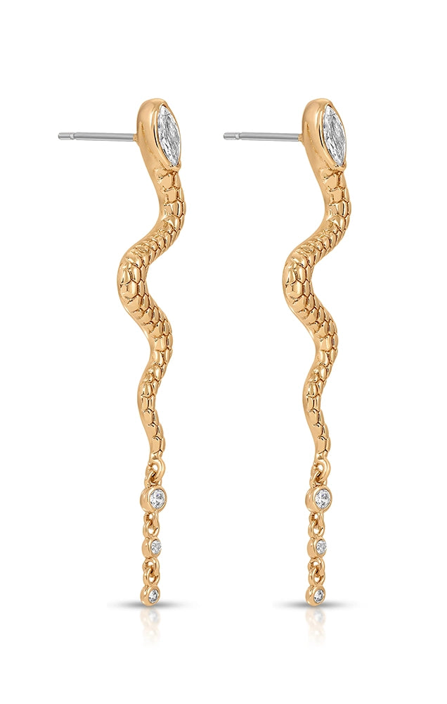 Serpentina Snake Earrings