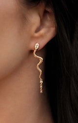 Serpentina Snake Earrings