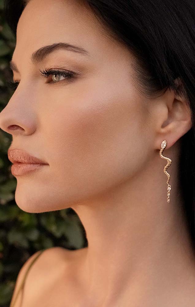 Serpentina Snake Earrings