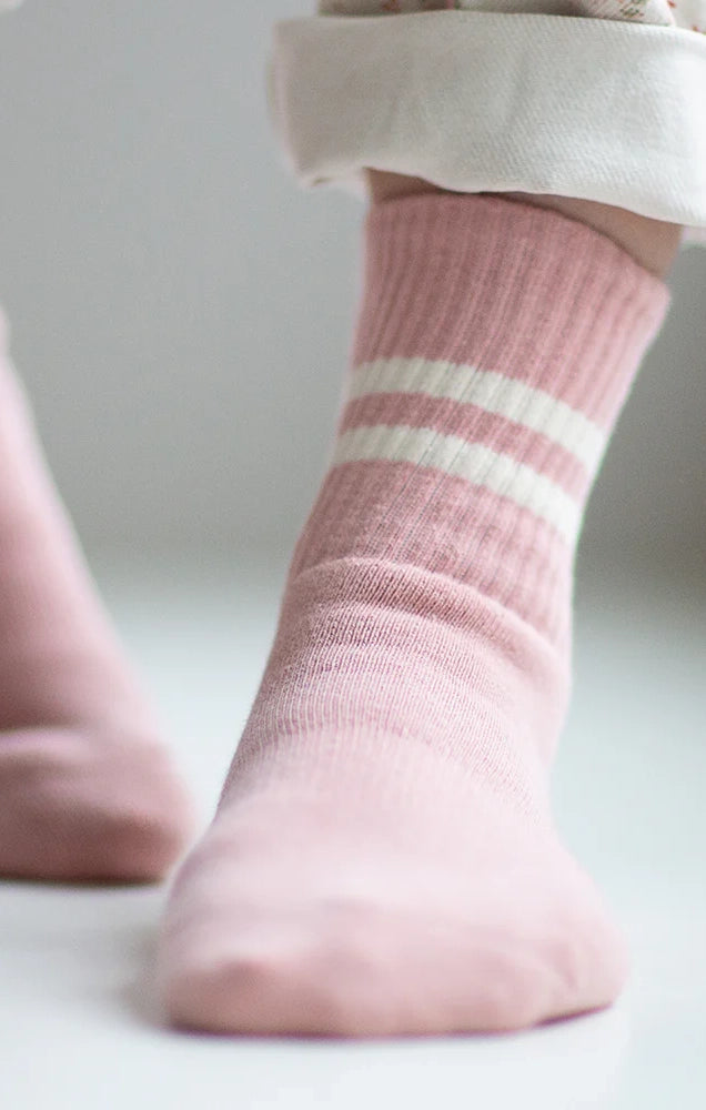 GYM SOCKS IN FRENCH PINK