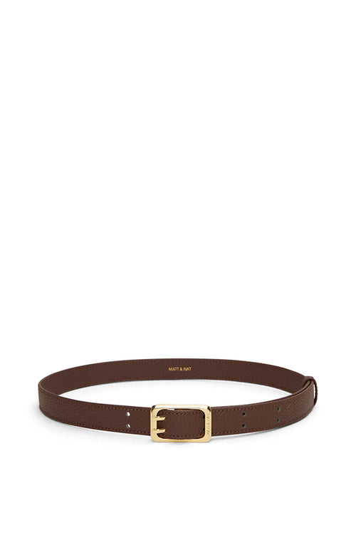MATT & NAT ZANA VEGAN BELT IN CHOCOLATE