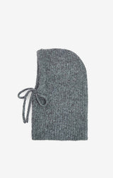 Samourai Wool Blend Balaclava in Anthracite