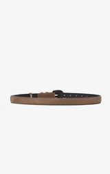 Scotland Suede-Effect Belt in Taupe