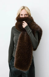 Amina Faux Fur Scarf