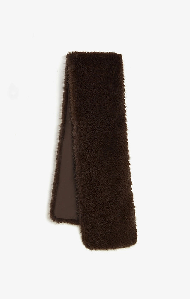 Amina Faux Fur Scarf