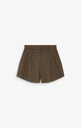 Arsenio Houndstooth Tailored Shorts