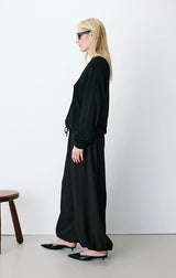 Aniel High-Rise Balloon Pants