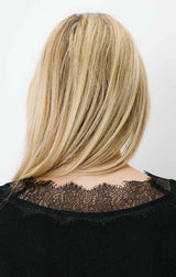 Augustin Knit Sweater with Lace V-Neck