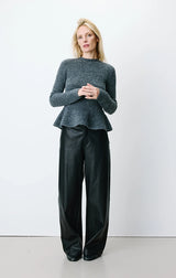 Alvar Peplum Knit Sweater