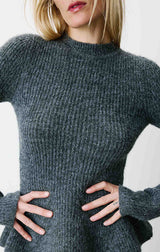 Alvar Peplum Knit Sweater