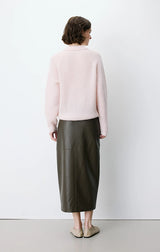Alevan Textured Knit Polo Sweater