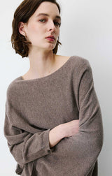 Adela Boatneck Poncho Sweater