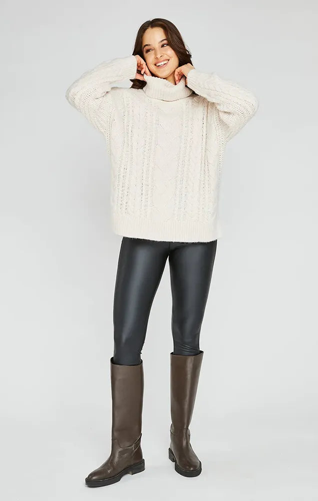 MARNIE PULLOVER SWEATER IN CREAM