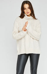 MARNIE PULLOVER SWEATER IN CREAM