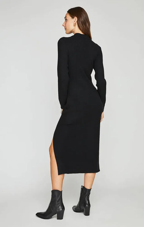 GENTLE FAWN MEADOW DRESS IN BLACK