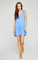GENTLE FAWN JOAN MINI DRESS IN HYDRANGEA