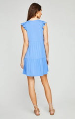 GENTLE FAWN JOAN MINI DRESS IN HYDRANGEA
