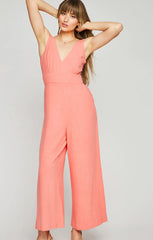 GENTLE FAWN GIANNA JUMPSUIT IN CORAL