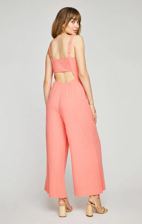 GENTLE FAWN GIANNA JUMPSUIT IN CORAL