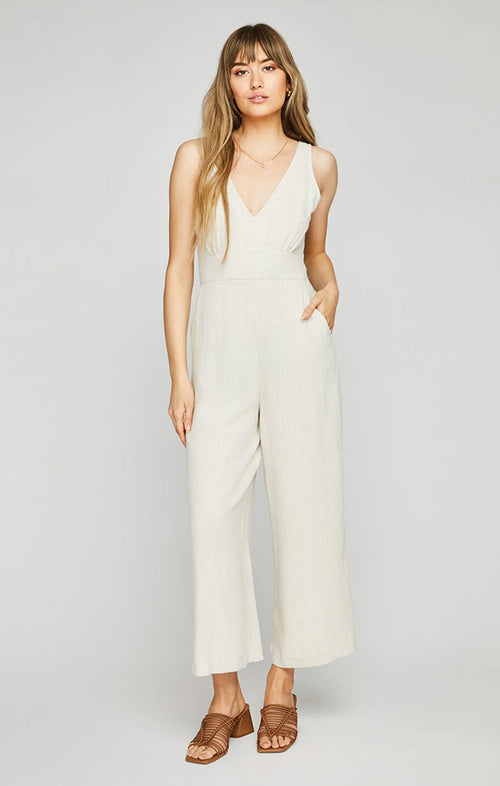 GENTLE FAWN GIANNA JUMPSUIT IN LINEN