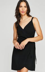 ALICIA MINI DRESS IN BLACK