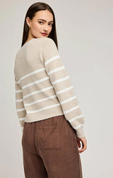 EDEN STRIPED CARDIGAN