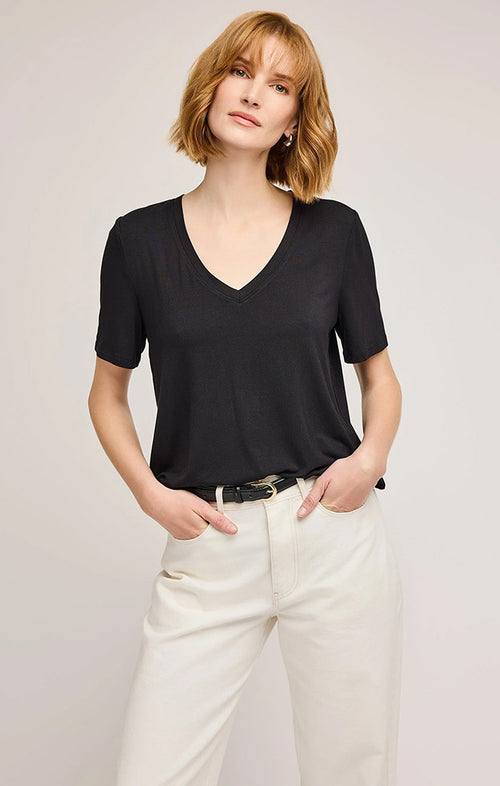 GENTLE FAWN JAMIE T-SHIRT IN BLACK