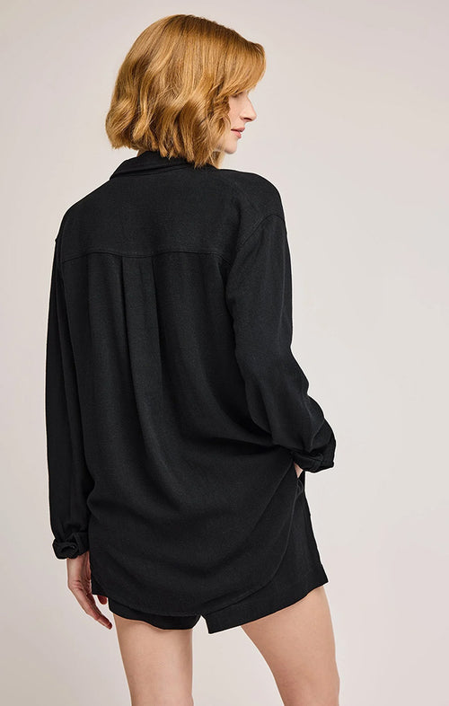 GENTLE FAWN PORTIA BUTTON DOWN IN BLACK