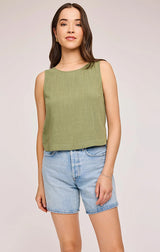 GENTLE FAWN RIVER TANK IN MATCHA