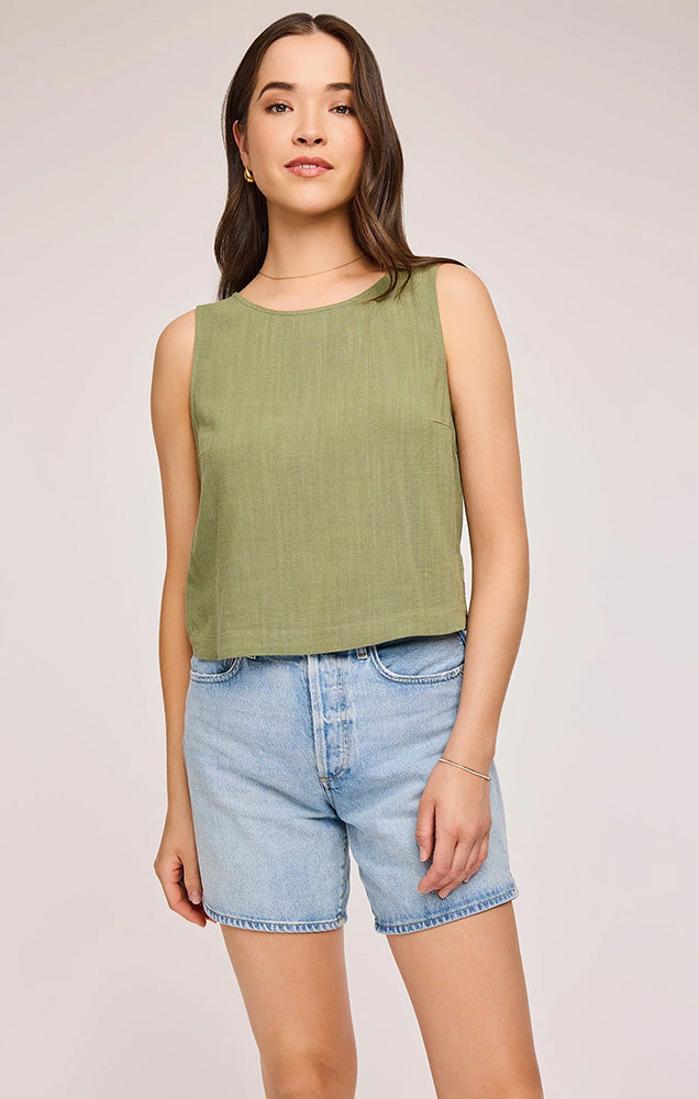 GENTLE FAWN RIVER TANK IN MATCHA
