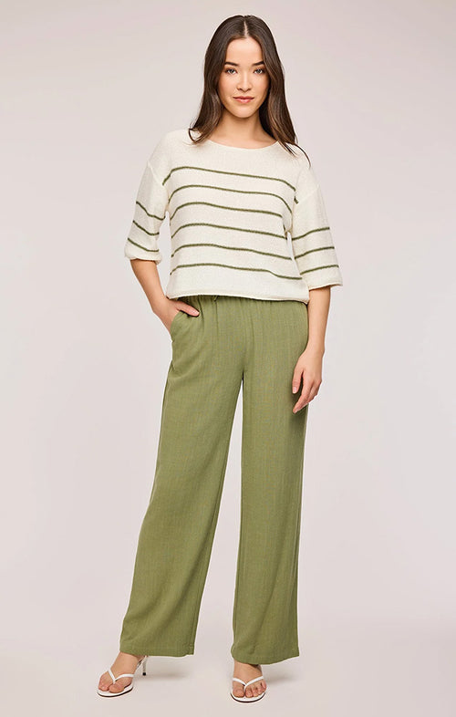 GENTLE FAWN KERRIGAN KNIT SWEATER IN MATCHA
