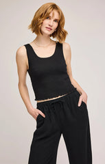GENTLE FAWN FINLEY LINEN PANT IN BLACK