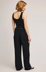 GENTLE FAWN FINLEY LINEN PANT IN BLACK