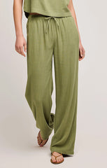 GENTLE FAWN FINLEY LINEN PANT IN MATCHA